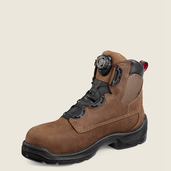 Botas de Seguridad Red Wing Hombre Marrom - Flexbond - 6-Inch Boa® Waterproof Toe - 756-AIVFBG